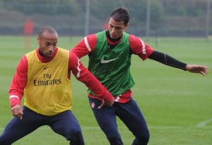 Henry in training